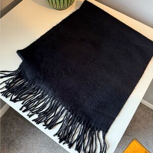 Classic Royal Rossi Black cashmere Men's Scarf